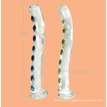 Injo Glass Dildo Sexy Products Adult Novelty Sex Toys (IJ-GD2065)